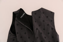 Load image into Gallery viewer, Dolce &amp; Gabbana Chic Sleeveless Polka Dot Wool Dress
