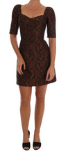 Load image into Gallery viewer, Dolce &amp; Gabbana Chic Brown Mini Wool Blend Dress

