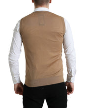 Load image into Gallery viewer, Dolce &amp; Gabbana Brown Wool Sleeveless Pullover Sweater
