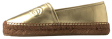 Load image into Gallery viewer, Dolce &amp; Gabbana Golden Elegance Leather Espadrilles
