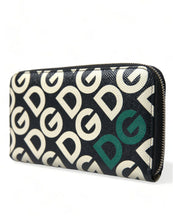 Load image into Gallery viewer, Dolce &amp; Gabbana Multicolor DG Mania Leather Zip Around Continental Wallet
