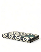 Load image into Gallery viewer, Dolce &amp; Gabbana Multicolor DG Mania Leather Zip Around Continental Wallet
