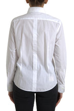 Load image into Gallery viewer, Dolce &amp; Gabbana Elegant White Cotton Collared Top
