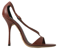 Load image into Gallery viewer, Dolce &amp; Gabbana Elegant Strappy Leather Heels Sandals
