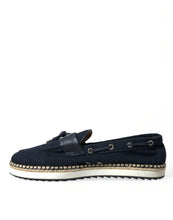 Load image into Gallery viewer, Dolce &amp; Gabbana Navy Blue Slip On Men Moccasin Loafers Shoes
