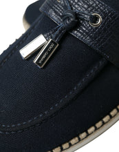 Load image into Gallery viewer, Dolce &amp; Gabbana Navy Blue Slip On Men Moccasin Loafers Shoes
