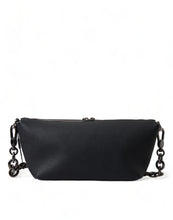 Load image into Gallery viewer, Dolce &amp; Gabbana Black Leather Chain Strap Baguette Shoulder Bag
