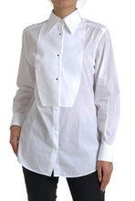 Load image into Gallery viewer, Dolce &amp; Gabbana Elegant White Cotton Poplin Dress Shirt
