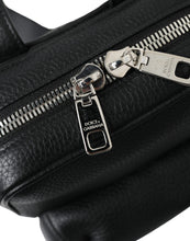 Load image into Gallery viewer, Dolce &amp; Gabbana Black Calfskin Leather Logo Palermo Backpack Bag
