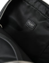 Load image into Gallery viewer, Dolce &amp; Gabbana Black Calfskin Leather Logo Palermo Backpack Bag
