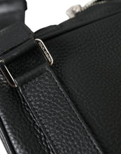 Load image into Gallery viewer, Dolce &amp; Gabbana Black Calfskin Leather Logo Palermo Backpack Bag
