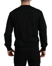 Load image into Gallery viewer, Dolce &amp; Gabbana Black Cotton Round Neck Pullover Logo Sweater
