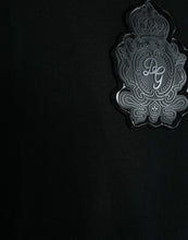 Load image into Gallery viewer, Dolce &amp; Gabbana Black Cotton Round Neck Pullover Logo Sweater
