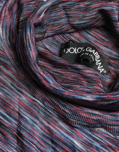 Load image into Gallery viewer, Dolce &amp; Gabbana Blue Purple Turtleneck Pullover Sweater
