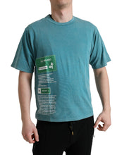 Load image into Gallery viewer, Dolce &amp; Gabbana Blue Cotton Milano Street Round Neck T-shirt
