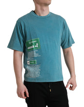 Load image into Gallery viewer, Dolce &amp; Gabbana Blue Cotton Milano Street Round Neck T-shirt
