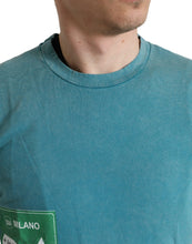 Load image into Gallery viewer, Dolce &amp; Gabbana Blue Cotton Milano Street Round Neck T-shirt
