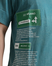 Load image into Gallery viewer, Dolce &amp; Gabbana Blue Cotton Milano Street Round Neck T-shirt
