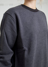 Load image into Gallery viewer, Dolce &amp; Gabbana Dark Gray Cotton Crew Neck Pullover Sweater
