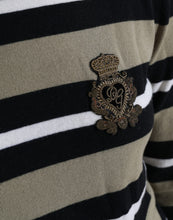 Load image into Gallery viewer, Dolce &amp; Gabbana Multicolor Stripes Logo Turtle Neck Pullover Sweater
