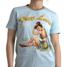 Load image into Gallery viewer, Dolce &amp; Gabbana Elegant Light Blue Crew Neck T-Shirt

