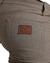 Load image into Gallery viewer, Dolce &amp; Gabbana Brown Cotton Stretch Skinny Men Pants
