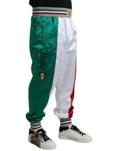 Load image into Gallery viewer, Dolce &amp; Gabbana Multicolor Italian Patch Slim Jogger Pants
