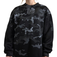 Load image into Gallery viewer, Dolce &amp; Gabbana Elegant Black Camouflage Pullover Sweater
