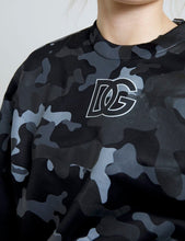 Load image into Gallery viewer, Dolce &amp; Gabbana Elegant Black Camouflage Pullover Sweater
