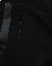 Load image into Gallery viewer, Dolce &amp; Gabbana Black Cotton Blend Jogger Sweatpants Pants
