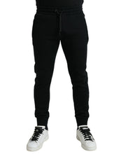 Load image into Gallery viewer, Dolce &amp; Gabbana Black Cotton Blend Jogger Men Sweatpants Pants
