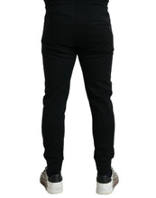 Load image into Gallery viewer, Dolce &amp; Gabbana Black Cotton Blend Jogger Men Sweatpants Pants
