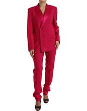 Load image into Gallery viewer, Dolce &amp; Gabbana Red MARTINI Wool Slim Fit 3 Piece Suit
