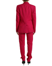 Load image into Gallery viewer, Dolce &amp; Gabbana Red MARTINI Wool Slim Fit 3 Piece Suit
