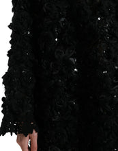 Load image into Gallery viewer, Dolce &amp; Gabbana Black Sequined Embellished Pullover Sweater
