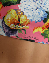 Load image into Gallery viewer, Dolce &amp; Gabbana Multicolor Floral Long Sleeves Cropped Top
