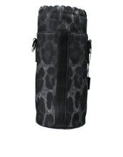 Load image into Gallery viewer, Dolce &amp; Gabbana Black Leopard Round Slim Tote Bottle Cage Bag
