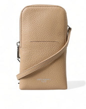 Load image into Gallery viewer, Dolce &amp; Gabbana Beige Leather Purse Crossbody Sling Phone Bag
