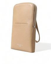 Load image into Gallery viewer, Dolce &amp; Gabbana Beige Leather Purse Crossbody Sling Phone Bag
