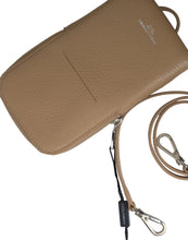 Load image into Gallery viewer, Dolce &amp; Gabbana Beige Leather Purse Crossbody Sling Phone Bag
