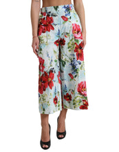 Load image into Gallery viewer, Dolce &amp; Gabbana Multicolor Floral High Waist Wide Leg Pants
