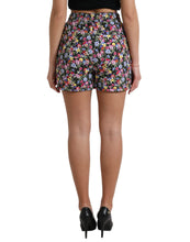 Load image into Gallery viewer, Dolce &amp; Gabbana Multicolor Floral High Waist Hot Pants Shorts
