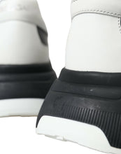 Load image into Gallery viewer, Dolce &amp; Gabbana Black White Leather Logo Daymaster Sneakers Shoes
