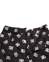 Load image into Gallery viewer, Dolce &amp; Gabbana Black Nylon Logo High Waist Bermuda Shorts
