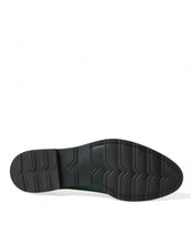 Load image into Gallery viewer, Dolce &amp; Gabbana Green Leather Lace Up Oxford Dress Shoes
