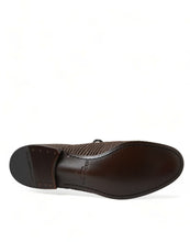 Load image into Gallery viewer, Dolce &amp; Gabbana Brown Raffia Lace Up Derby Dress Shoes
