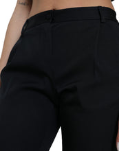 Load image into Gallery viewer, Dolce &amp; Gabbana Black Mid Waist Skinny Cropped Pants
