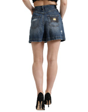 Load image into Gallery viewer, Dolce &amp; Gabbana Chic High Waist Denim Hot Pants Shorts
