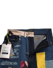 Load image into Gallery viewer, Dolce &amp; Gabbana Vibrant Patchwork Skinny Jeans
