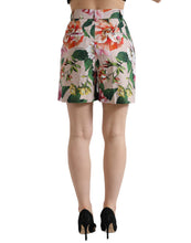 Load image into Gallery viewer, Dolce &amp; Gabbana High Waist Floral Cotton Hot Pants
